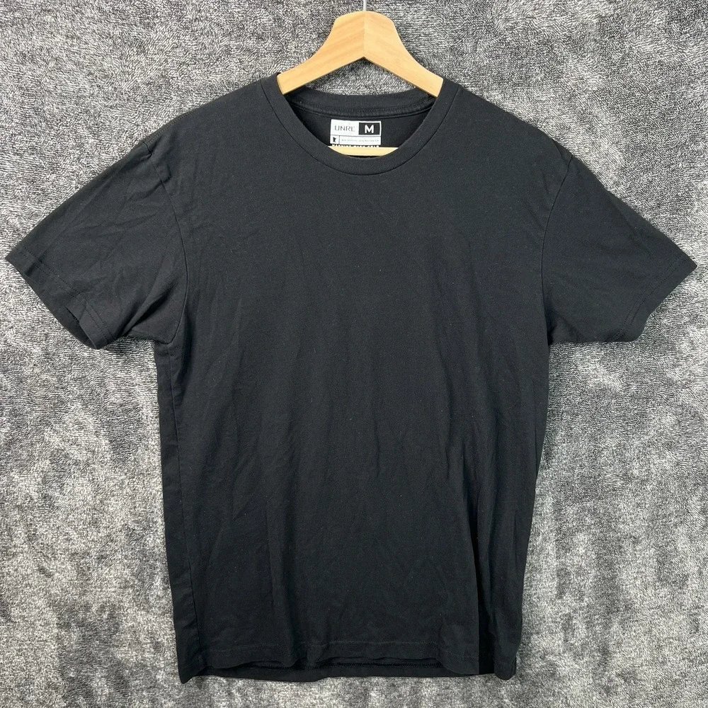 UNRL Classic Black Men's Size Medium Cotton Blend t-Shirt - Picture 1 of 7